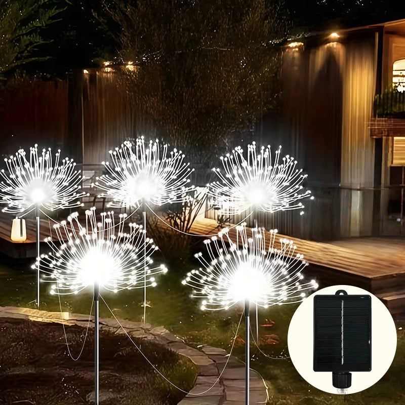 LAMPES SOLAIRE STYLE PALMIER (x6)
