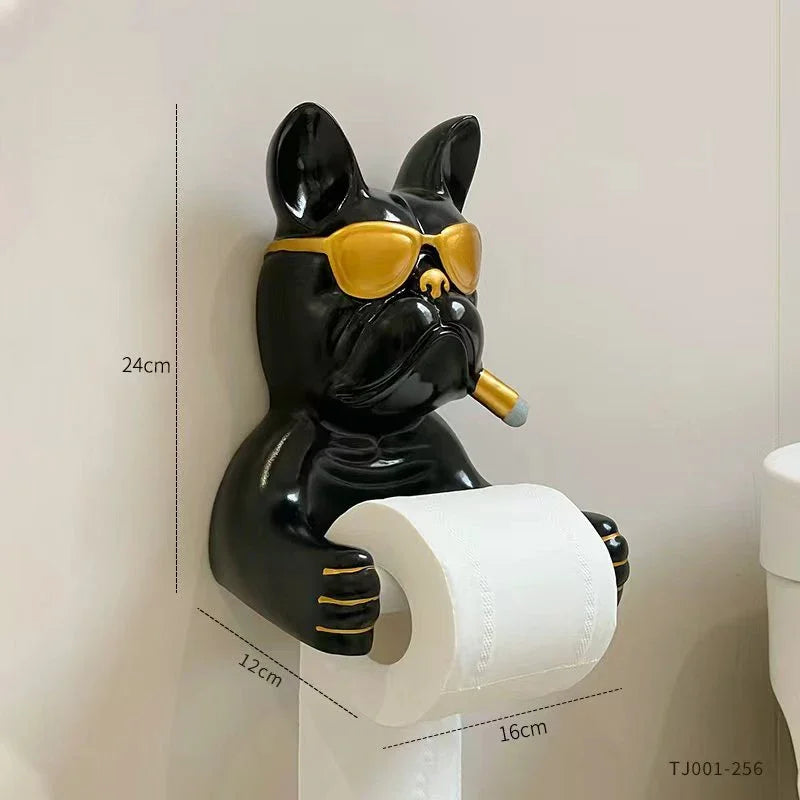 PORTE PAPIER TOILETTE CHIEN