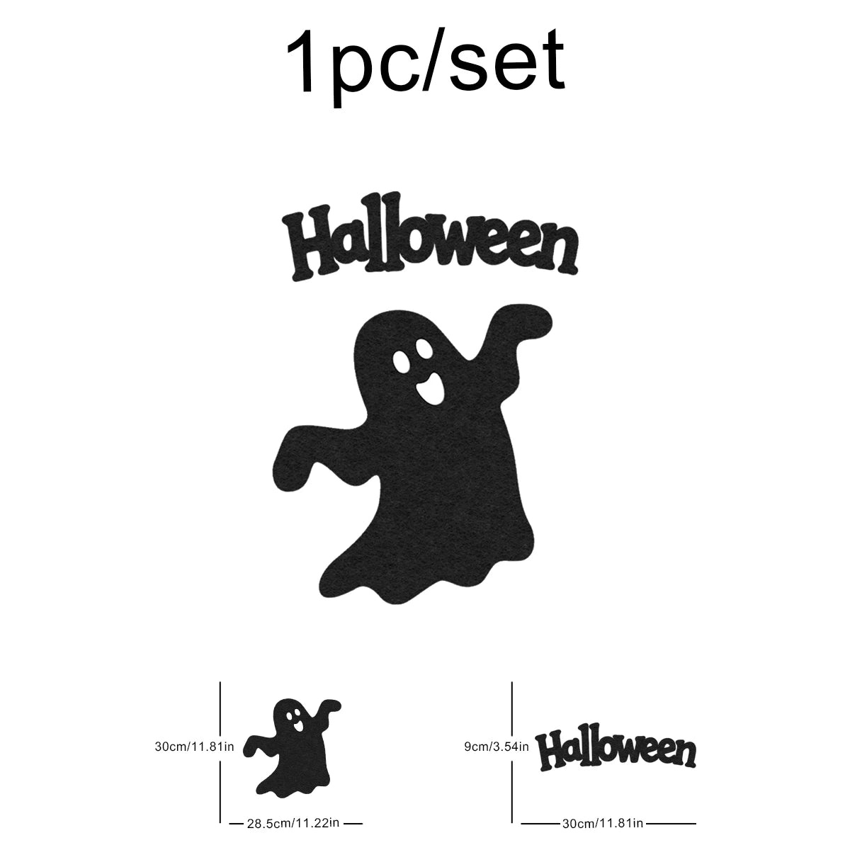 AUTOCOLLANT PORTE D ENTREE HALLOWEEN