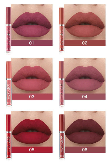 COFFRET 6 LIPSTICKS MAT