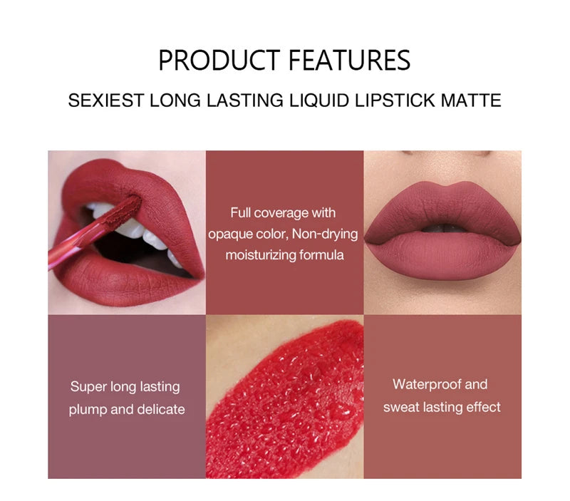 COFFRET 6 LIPSTICKS MAT