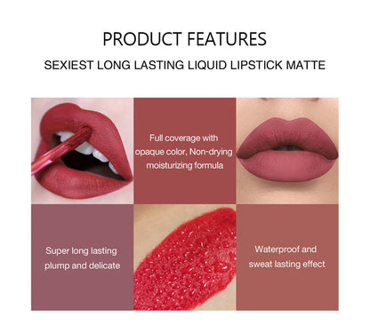 COFFRET 6 LIPSTICKS MAT