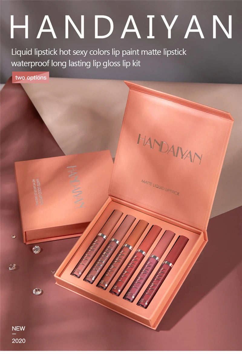 COFFRET 6 LIPSTICKS MAT