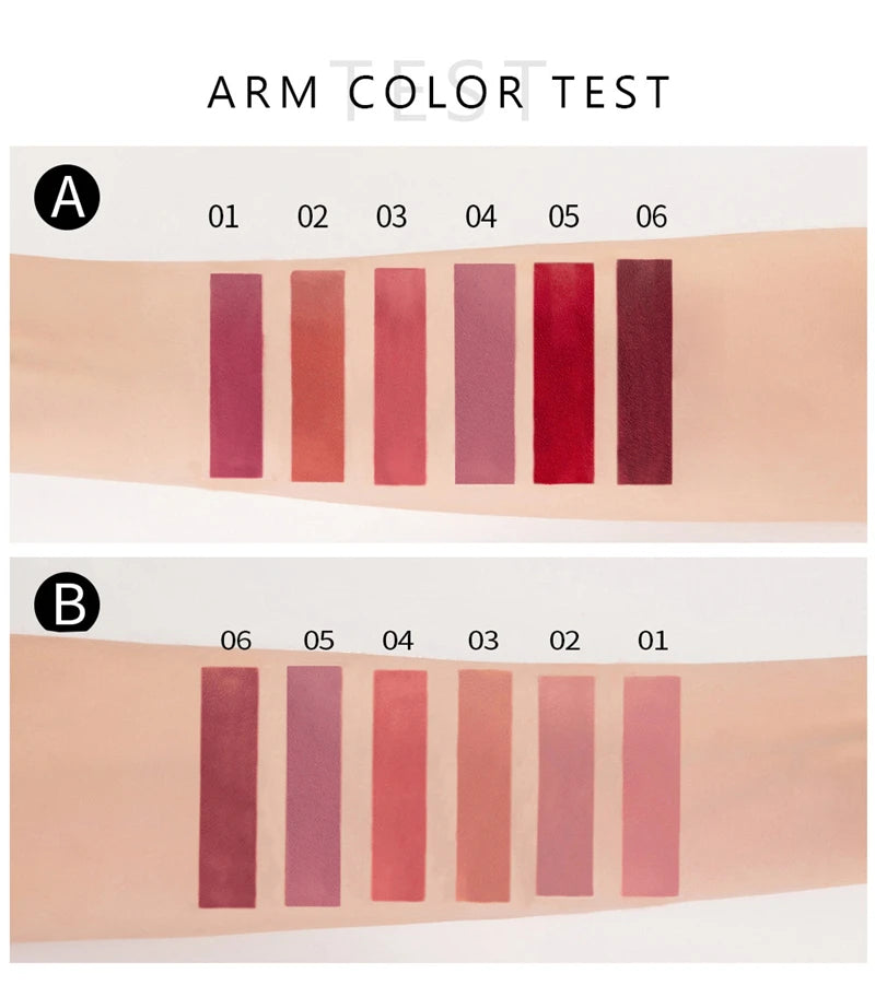 COFFRET 6 LIPSTICKS MAT