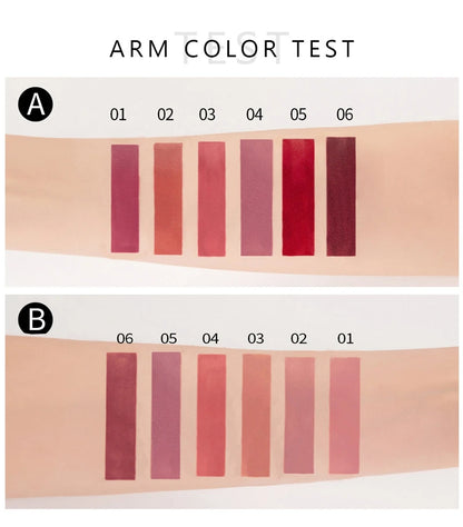 COFFRET 6 LIPSTICKS MAT