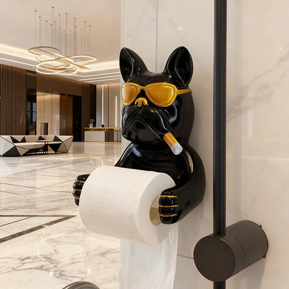 PORTE PAPIER TOILETTE CHIEN