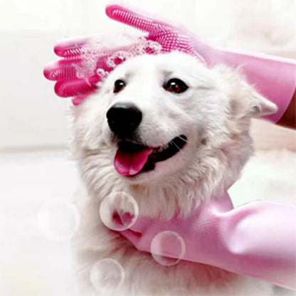 GANT DE TOILETTAGE ANIMAUX