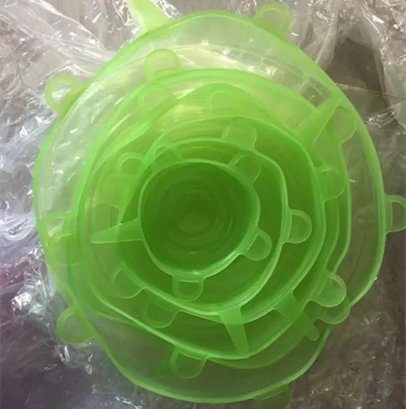 COUVERCLE EXTENSIBLE SILICONE (x6)