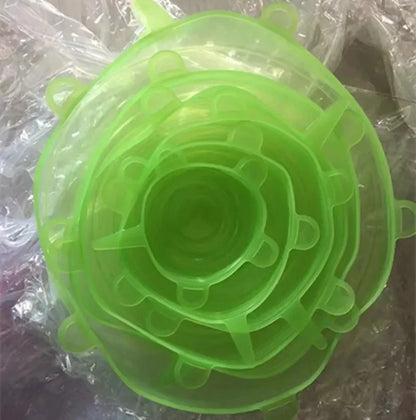 COUVERCLE EXTENSIBLE SILICONE (x6)