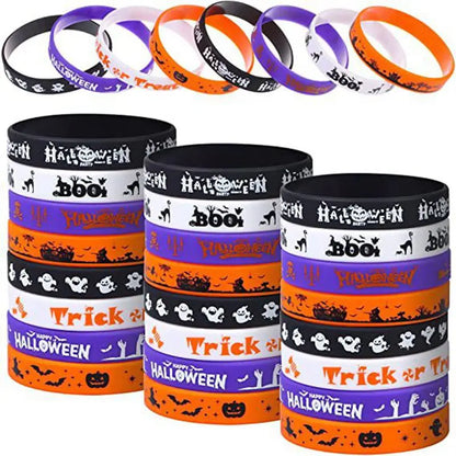LOT BRACELETS SILICONE HALLOWEEN