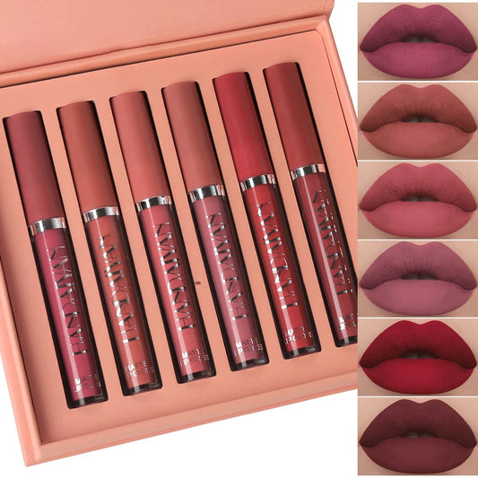 COFFRET 6 LIPSTICKS MAT