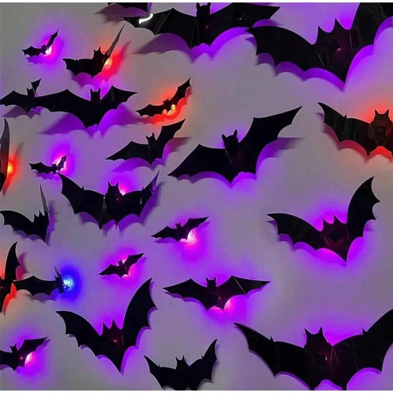 VEILLEUSES A LED CHAUVE SOURIS HALLOWEEN