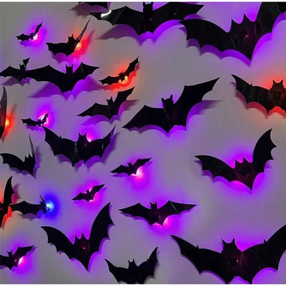 VEILLEUSES A LED CHAUVE SOURIS HALLOWEEN