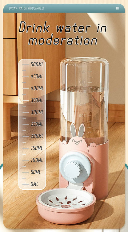 ENSEMBLE MANGEOIRE ET DISTRIBUTEUR EAU POUR CAGE