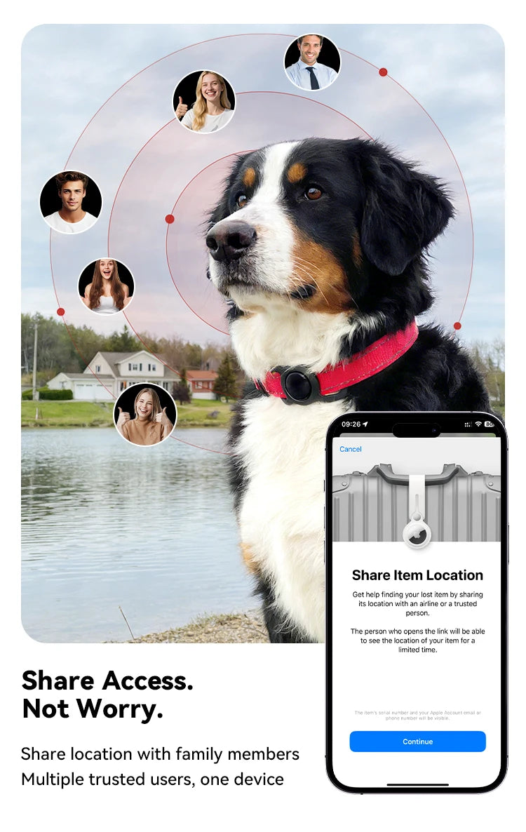 COLLIER GPS CHIEN ( compatible apple)