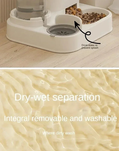MANGEOIRE AUTOMATIQUE ET FONTAINE A EAU POUR CHAT