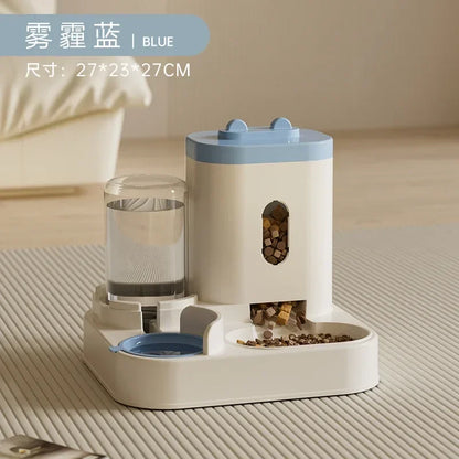 MANGEOIRE AUTOMATIQUE ET FONTAINE A EAU POUR CHAT