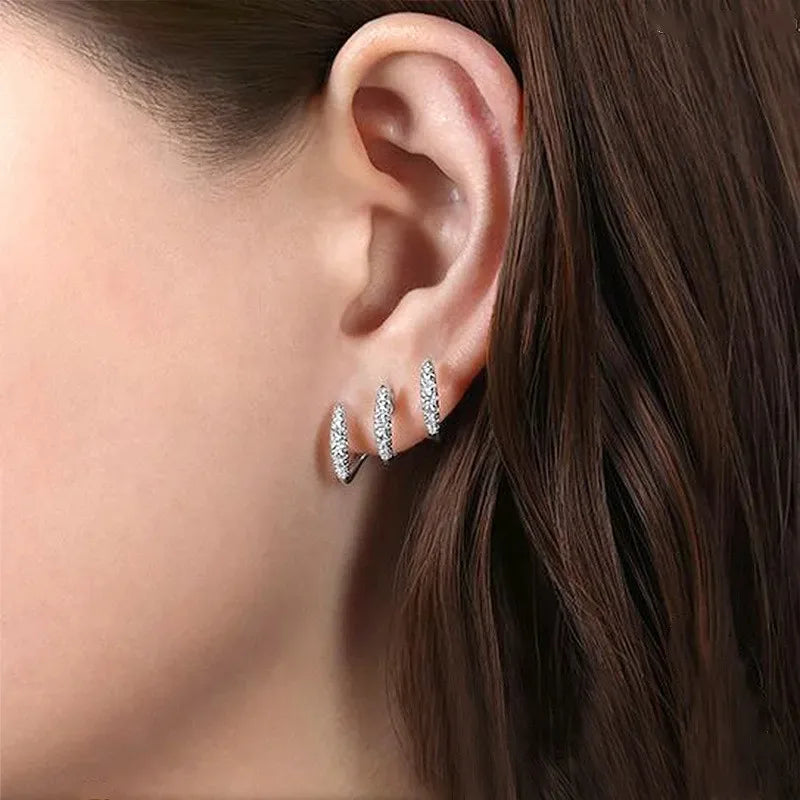 BOUCLES D'OREILLES STRASS