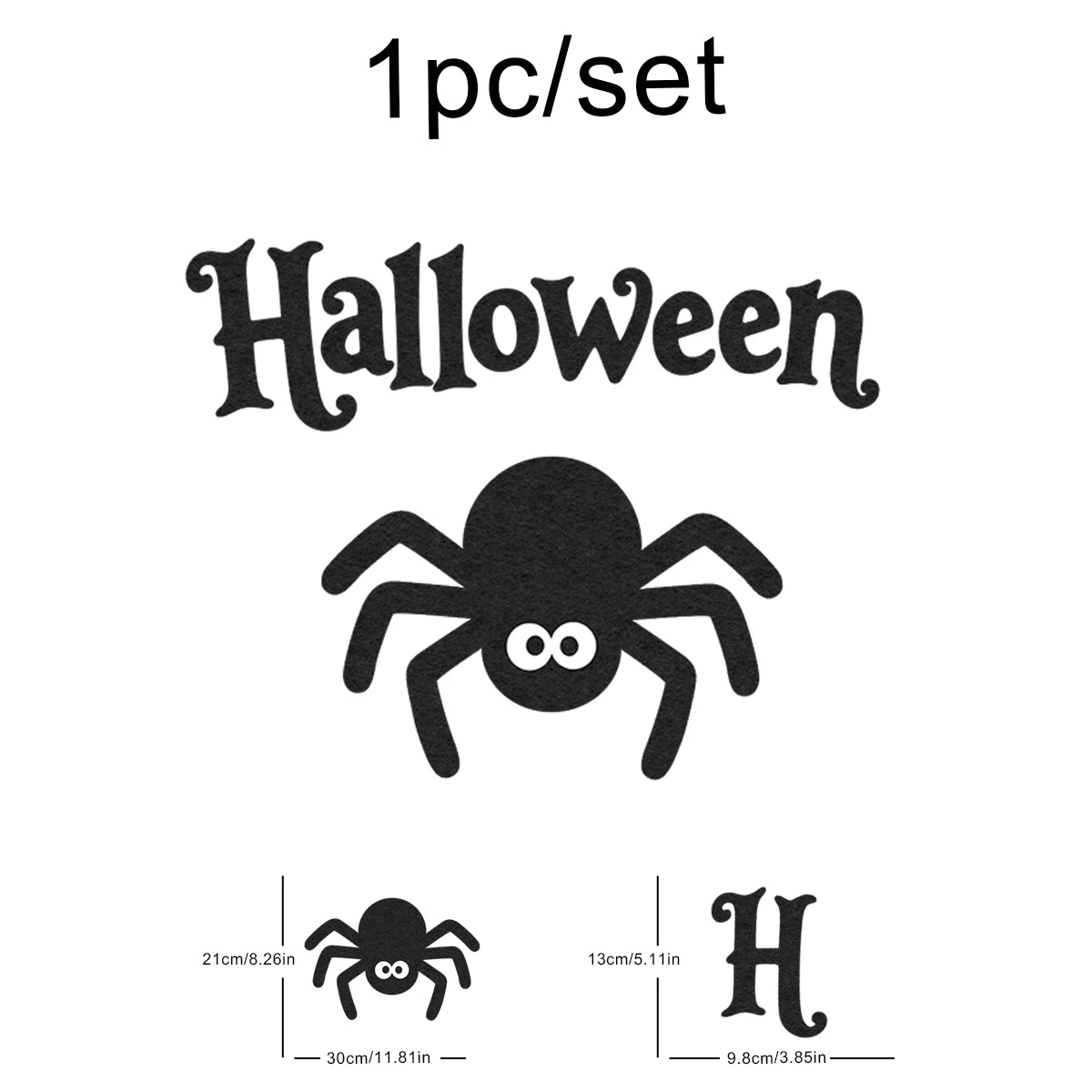 AUTOCOLLANT PORTE D ENTREE HALLOWEEN