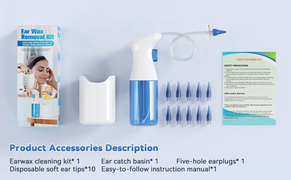 NETTOYEUR OREILLE POMPE A EAU