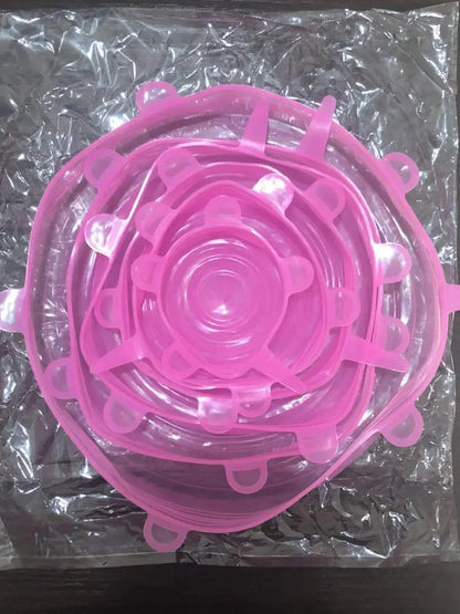COUVERCLE EXTENSIBLE SILICONE (x6)
