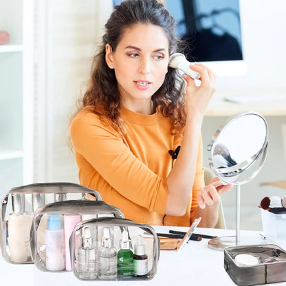 TROUSSE A COSMETIQUE TRANSPARENTE