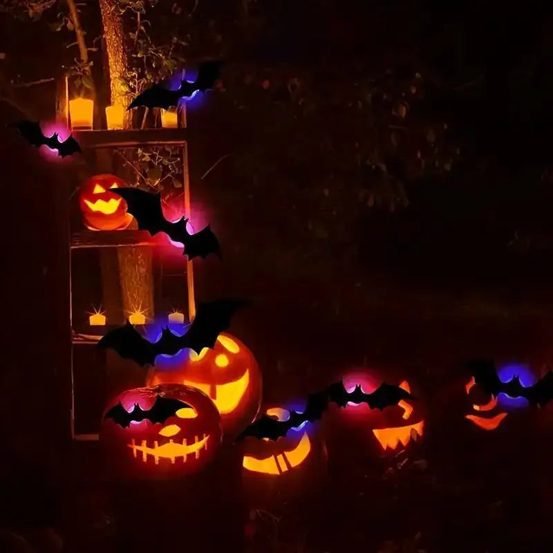 VEILLEUSES A LED CHAUVE SOURIS HALLOWEEN