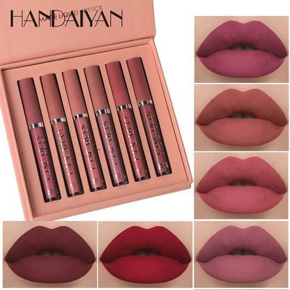 COFFRET 6 LIPSTICKS MAT