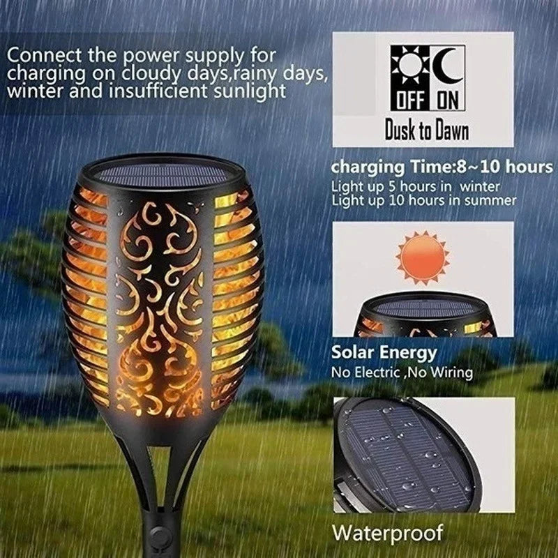 LAMPE TORCHE SOLAIRE