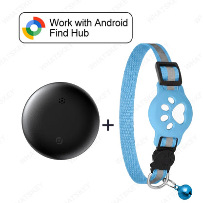 COLLIER GPS POUR CHAT ( compatible android)