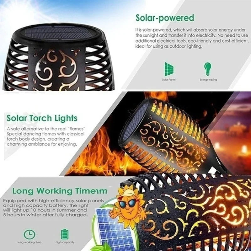 LAMPE TORCHE SOLAIRE