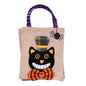 SAC A RAMASSAGE BONBONS EN LIN HALLOWEEN