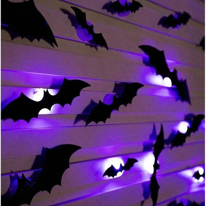 VEILLEUSES A LED CHAUVE SOURIS HALLOWEEN