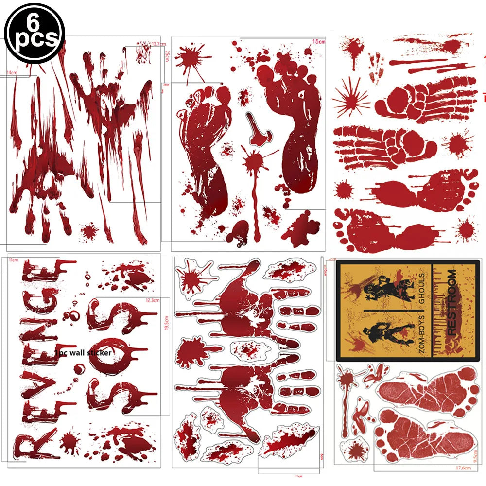 AUTOCOLLANTS MURAUX HALLOWEEN