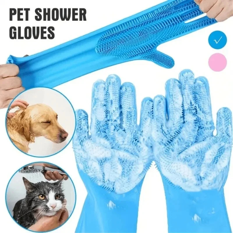 GANT DE TOILETTAGE ANIMAUX