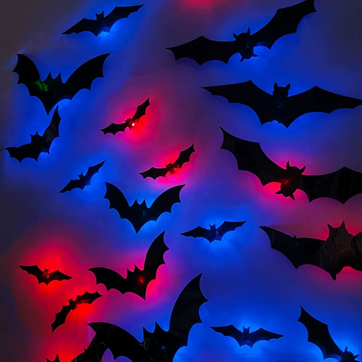 VEILLEUSES A LED CHAUVE SOURIS HALLOWEEN