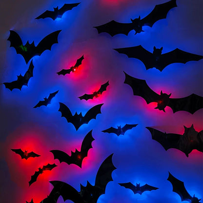 VEILLEUSES A LED CHAUVE SOURIS HALLOWEEN