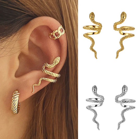 BOUCLE D'OREILLE SERPENT