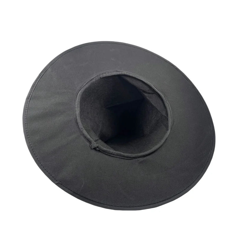 CHAPEAU SORCIERE VELOURS NOIR