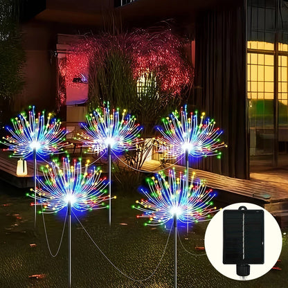 LAMPES SOLAIRE STYLE PALMIER (x6)