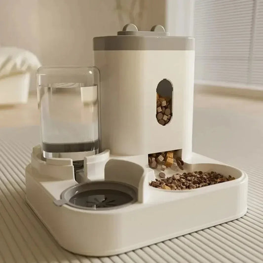 MANGEOIRE AUTOMATIQUE ET FONTAINE A EAU POUR CHAT