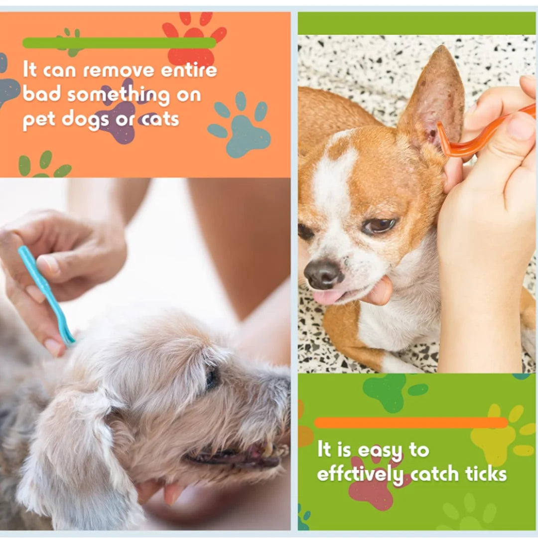 PINCE A TIQUES POUR ANIMAUX (x3)