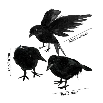STATUE CORBEAU ARTIFICIEL