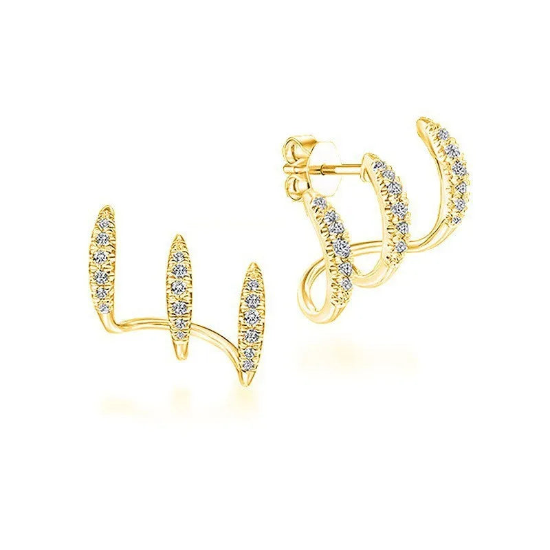 BOUCLES D'OREILLES STRASS