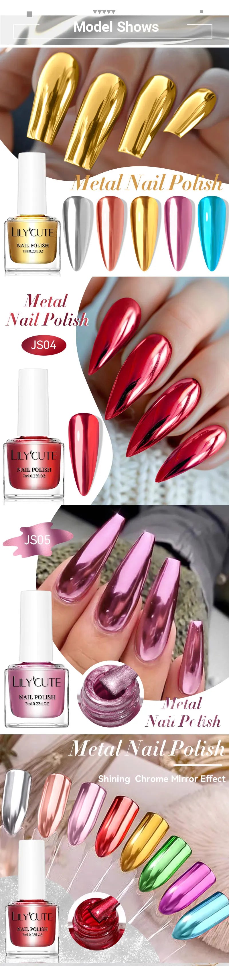 VERNIS METALLIQUE ( pas gel)