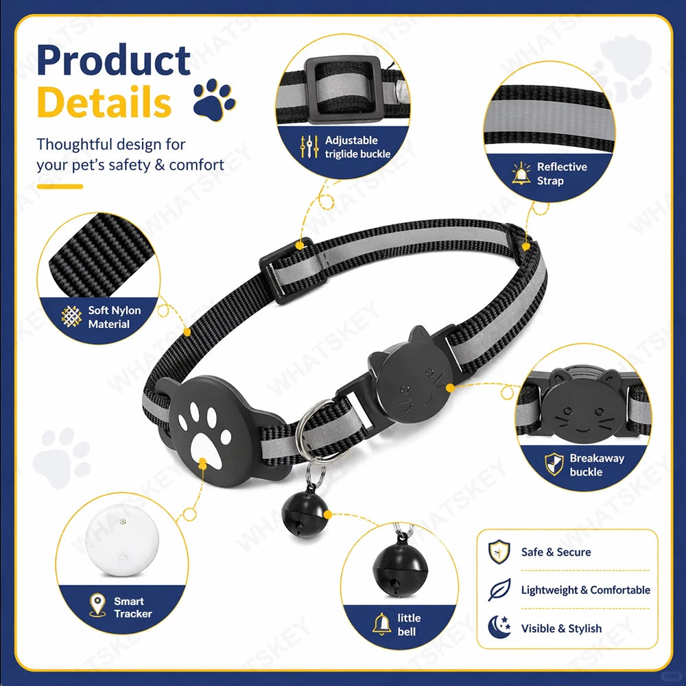 COLLIER GPS POUR CHAT ( compatible android)