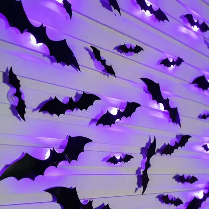 VEILLEUSES A LED CHAUVE SOURIS HALLOWEEN