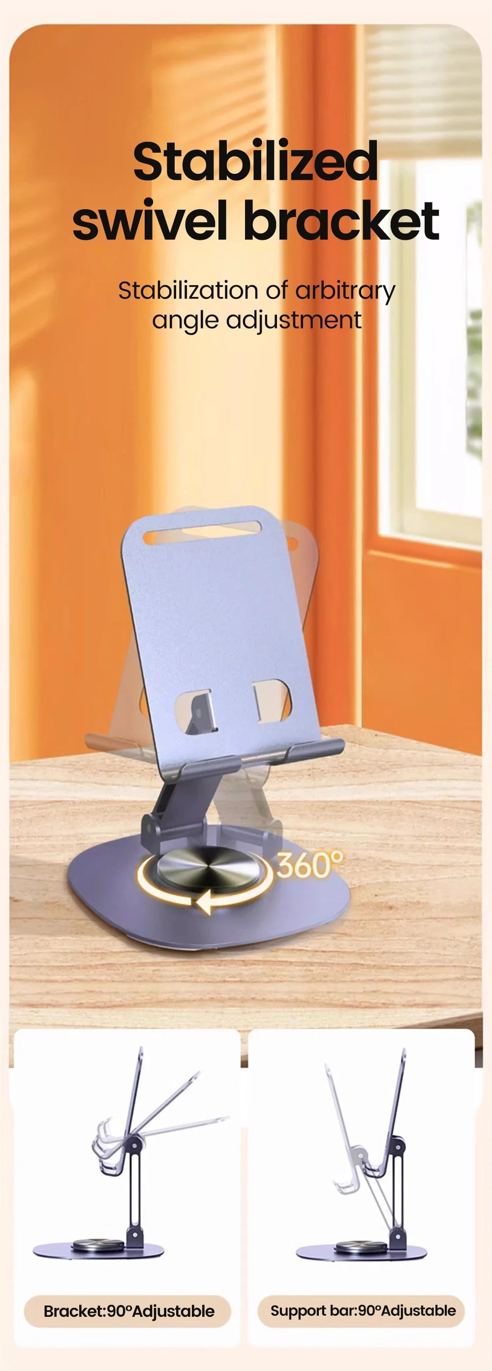 SUPPORT ROTATIF DE TELEPHONE