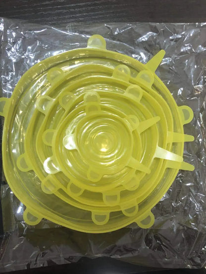 COUVERCLE EXTENSIBLE SILICONE (x6)