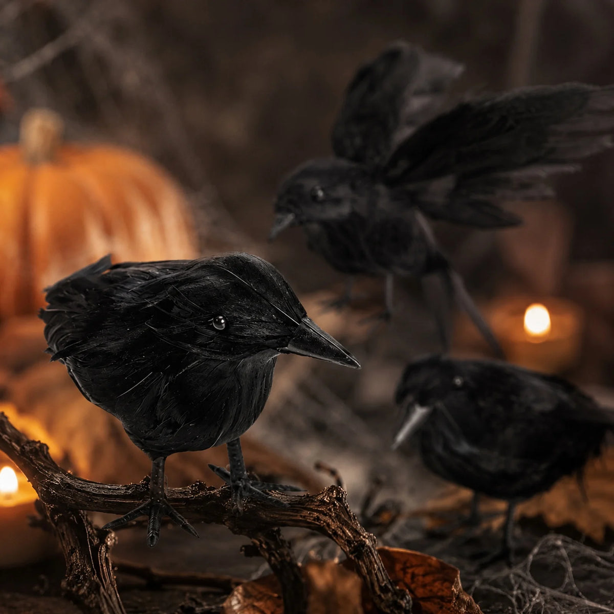 STATUE CORBEAU ARTIFICIEL
